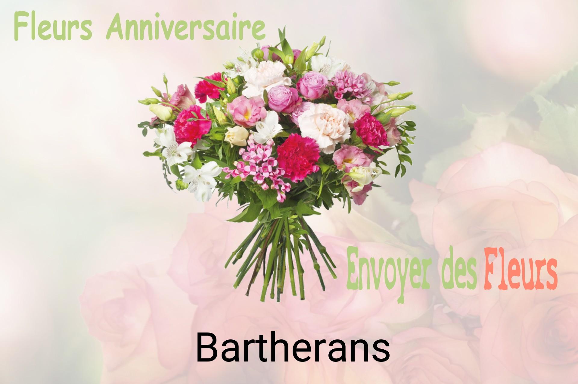 Bouquet de fleurs d’anniversaire livré à Bartherans